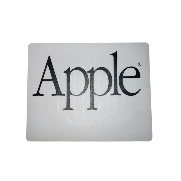 Apple Computer Gray Mouse Pad 8.5" X 7"